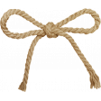 A Little Sparkle {Elements} - Brown Twine Bow