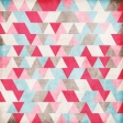 For The Love Of My Girls - Pink & Blue Geometric Paper