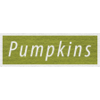 Enchanting Autumn - Pumpkins Word Art
