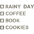 Cozy Day - Checklist