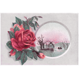 Cozy Day - Rose Postcard