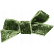 Raindrops & Rainbows - Green Bow