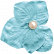 Raindrops & Rainbows - Light Blue Flower