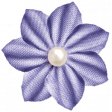 Raindrops & Rainbows - Purple Flower