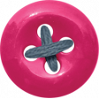 Raindrops & Rainbows - Pink Button 01