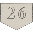 Toolbox Calendar - Arrow Number 26 White