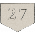 Toolbox Calendar - Arrow Number 27 White