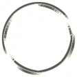 Toolbox Alphabet Bingo Chip Ring - Small Light Silver Metal Ring 02