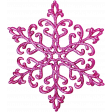 Snow & Snuggles - Pink Snowflake