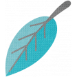 April Showers - Blue Paper Leaf