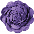 Snuggled Up – Purple Ric Rac Flower