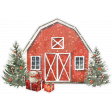 Farmhouse Christmas - Barn Sticker 01