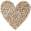 Rustic Charm - Wood Heart