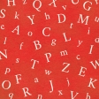 Look, A Book! - Red ABC Paper
