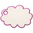 Spring Fresh Cloud Tag 01 - Pink Edge