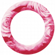 Spring Fresh Round Rose Frame 02 - Pink
