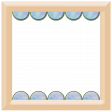 Spring Fresh Square Decorated Frame 03 - Cream