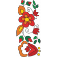 Mexican Spice Flower Panel 01