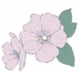 Country Wedding Flower Sticker
