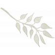 Country Wedding White Velvet Leaf
