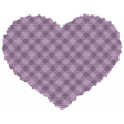 Country Wedding Frayed Heart