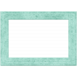 Shabby Wedding - Frame Teal