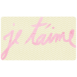 Shabby Wedding - Je Taime Word Bit