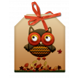 Fall Owl Tag