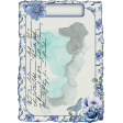 Blue Floral Journal Piece
