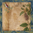 Vintage Bird & Botanical Background