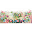 Masked Vintage Floral Bottom Border #01 