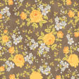 Yellow Floral Background Paper