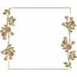 Metallic Floral Frame