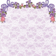 Lavender Lace & Garland Background