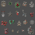 Festive Metal Charms 01