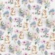 Easter Bunnies Floral Pattern 01