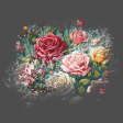 Roses Floral Stamp