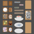 Miscellaneous Very Small Cards & Word Strips