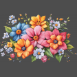 Bright Floral Cluster