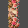 Pink Roses Border W Note