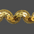 Gold Sequin Border/Ric Rac