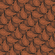 Autumn Paisley Paper 1