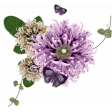 Fall Beach Vacation Embellishment Cluster 2