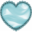 Turquoise Summer Heart