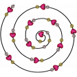February 2022 Blog Train - Love Bug, beaded spiral