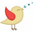February 2022 Blog Train - Love Birds, bird 3