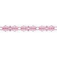 Fancy Glitter Border - Style 1, Pink