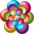 Flowerpop Multi-colored Flower 1