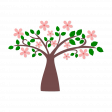 Flower tree-pink