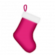 Christmas stocking red